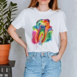 T-shirt Unisexe de Dent - Aquarelle