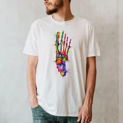 T-shirt Unisexe le Pied - Aquarelle