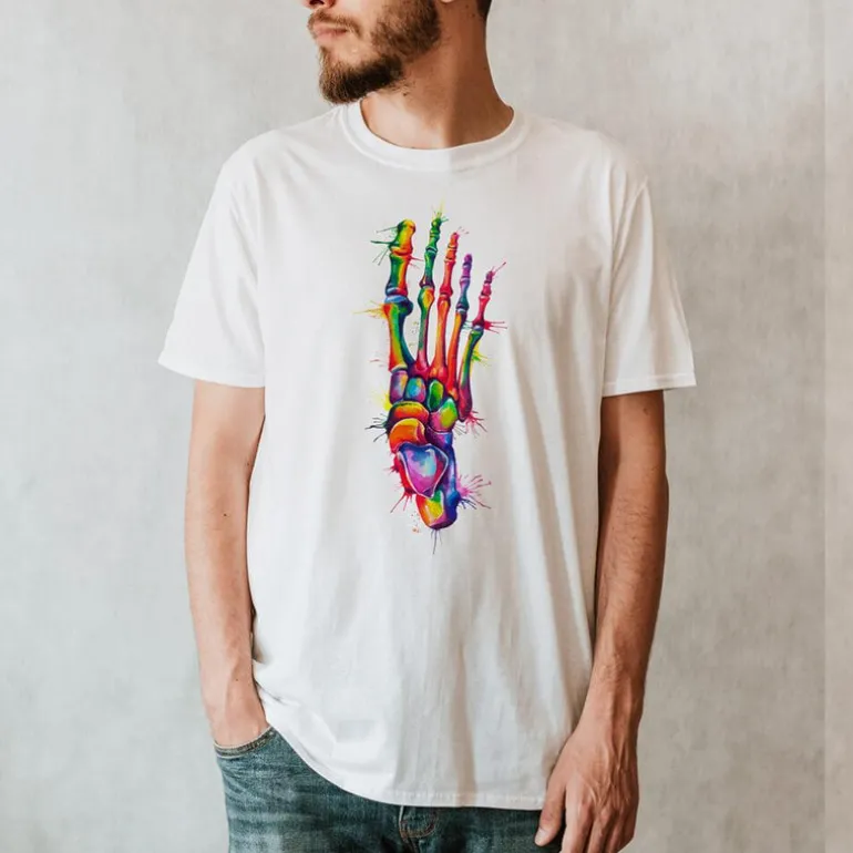 T-shirt Unisexe le Pied - Aquarelle