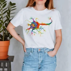 T-shirt Unisexe Neuron - Aquarelle