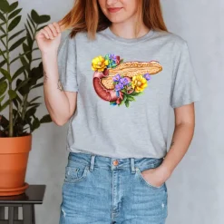 T-shirt Unisexe Pancréas - Floral