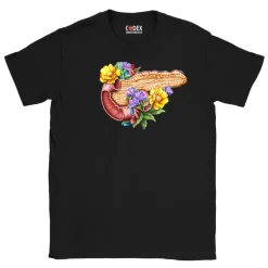 T-shirt Unisexe Pancréas - Floral