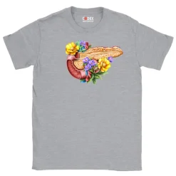 T-shirt Unisexe Pancréas - Floral