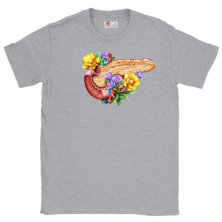 T-shirt Unisexe Pancréas - Floral