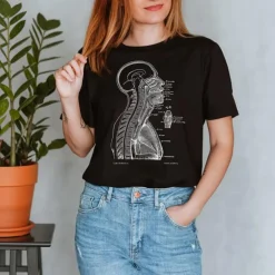 T-shirt Unisexe Section de Tête - Chalkboard