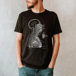 T-shirt Unisexe Section de Tête - Chalkboard