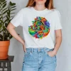 T-shirt Unisexe Virus - Aquarelle