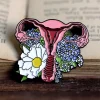Utérus avec fleurs - Pins