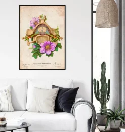Vertèbre cervicale - Floral - Vintage