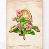 Vertèbre thoracique - Floral - Vintage